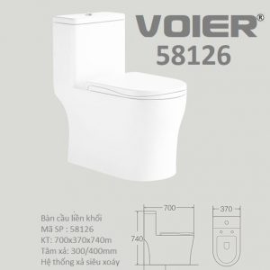 Bồn cầu voier 58126