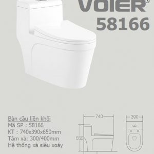 Bồn cầu Voier 58166